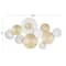 Gold Metal Contemporary Wall Decor, 21" x 36" x 2"